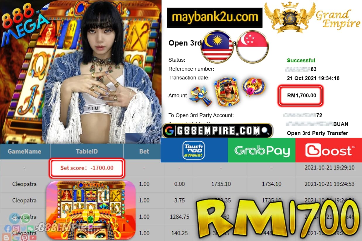 MEGA888 - CLEOPATRA CUCI RM1,700!!!!