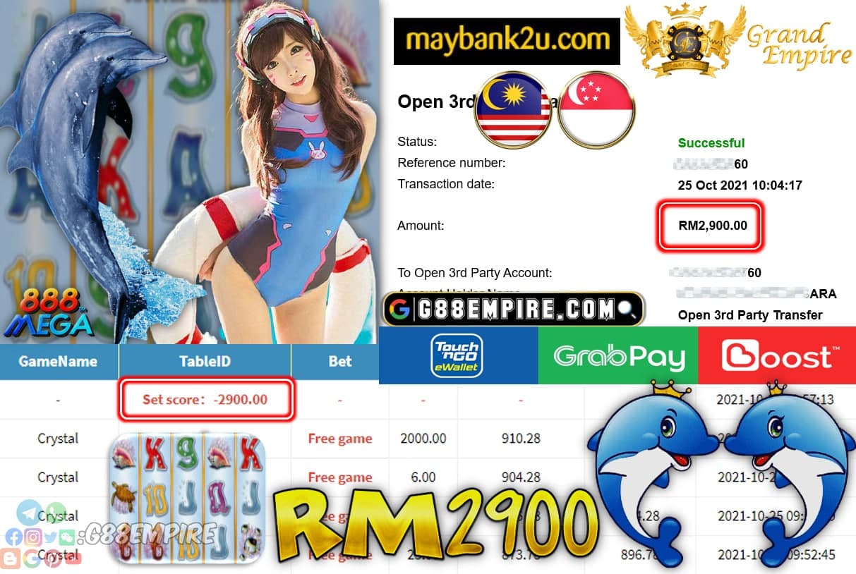 MEGA888 - CRYSTAL CUCI RM2,900 !!!