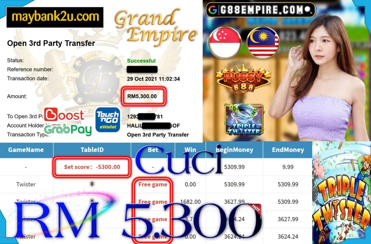 PUSSY888 - TWISTER CUCI RM5,300 !!!
