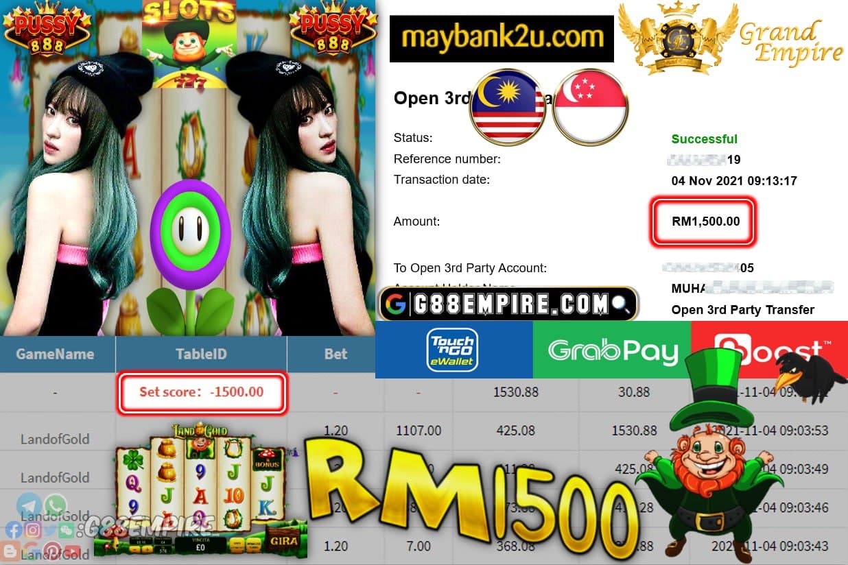 PUSSY888  - LANDOFGOLD  CUCI RM1,500 !!!