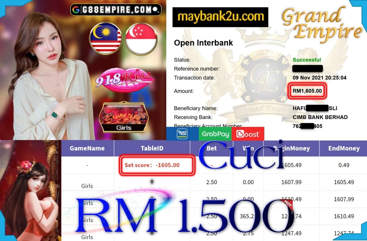 918KISS ORI - GIRLS CUCI RM1,500 !!!