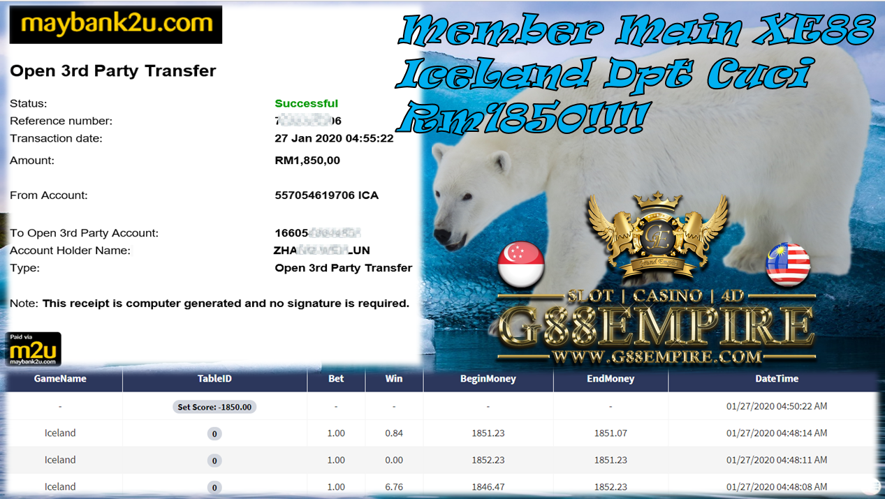 MEMBER MAIN XE88 ICELAND DPT CUCI RM1850!!!!