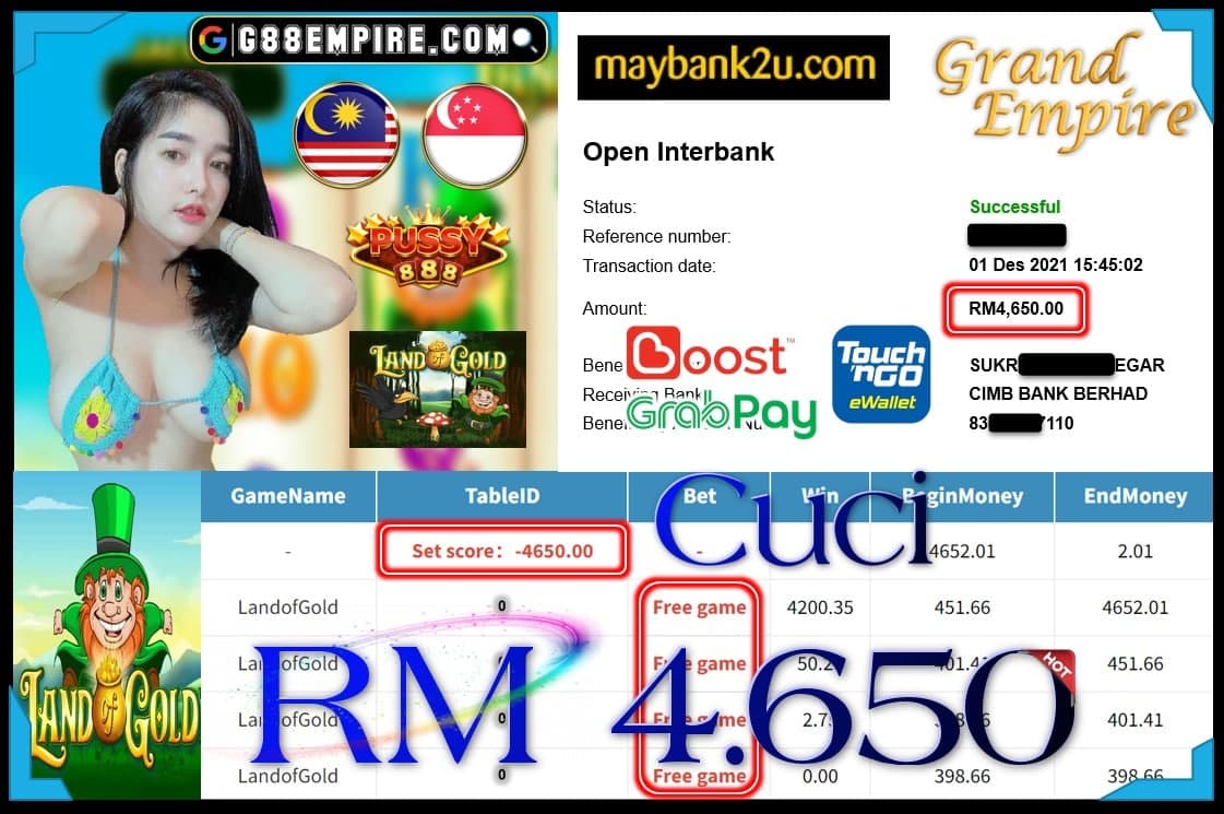 PUSSY888 - LANDOFGOLD CUCI RM4,650 !!!