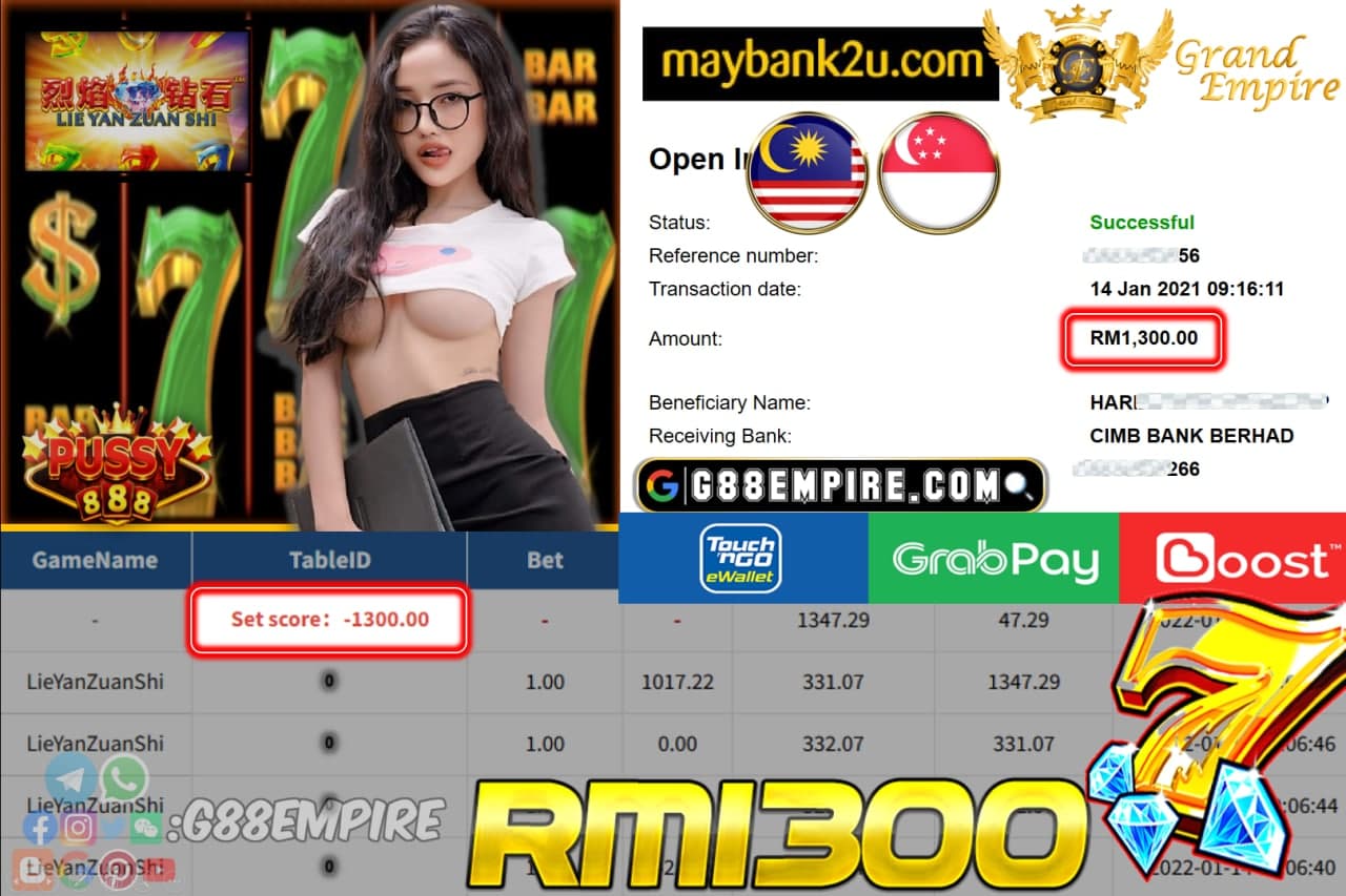 PUSSY888 - LIEYANZUANSHI CUCI RM1,300 !!!