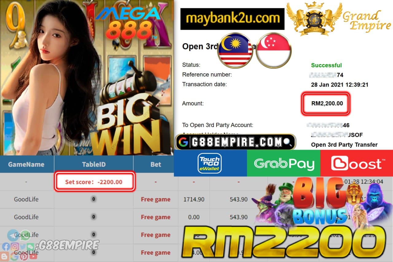 MEGA888 - GOODLIFE CUCI RM2,200 !!!