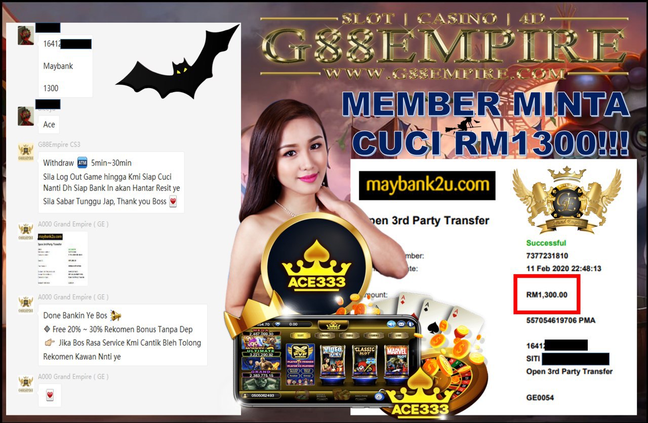 MEMBER MAIN ACE CUCI RM1300!!!