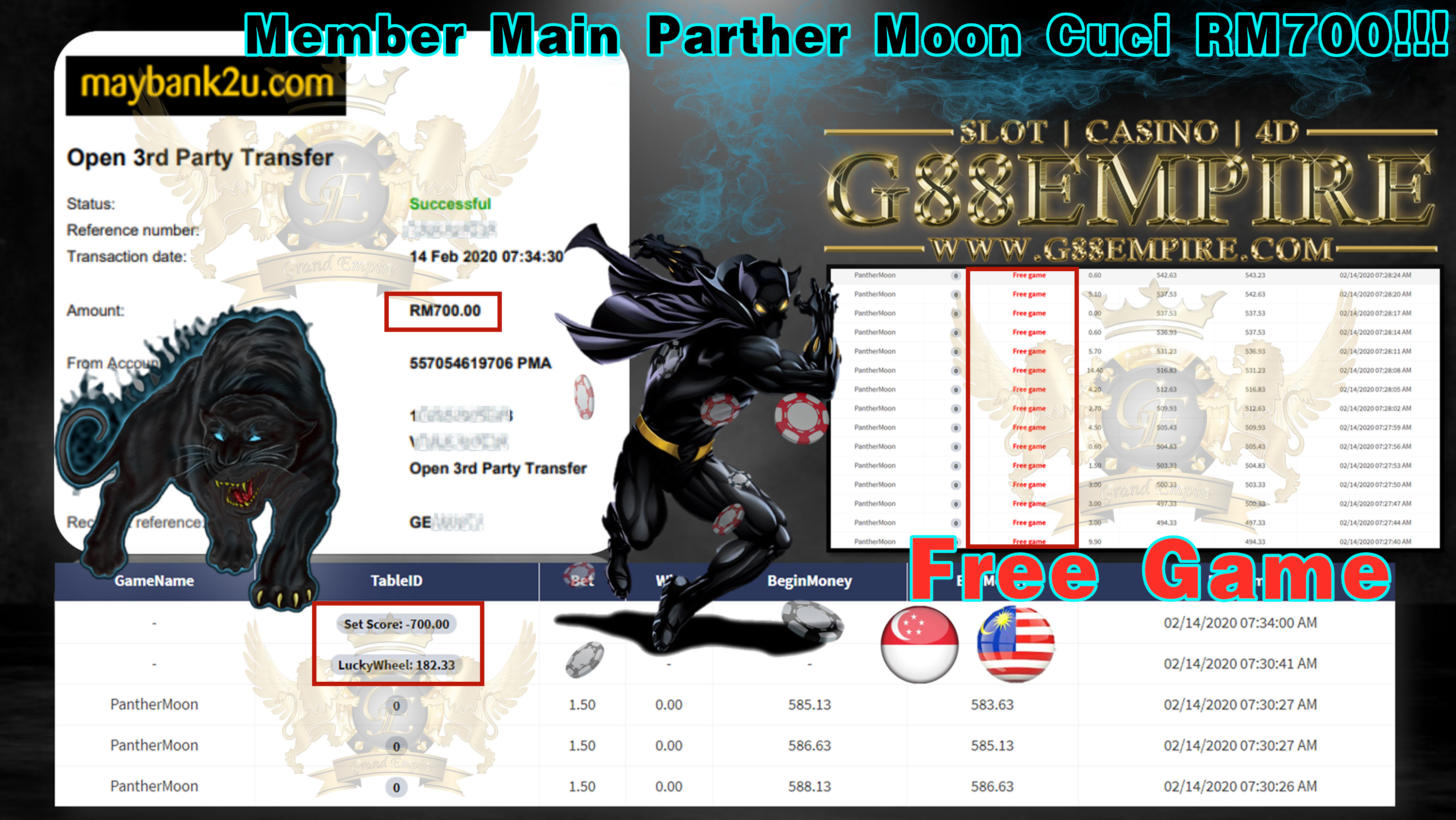 MEMBER MAIN PARTHER MOON CUCI RM700!!!