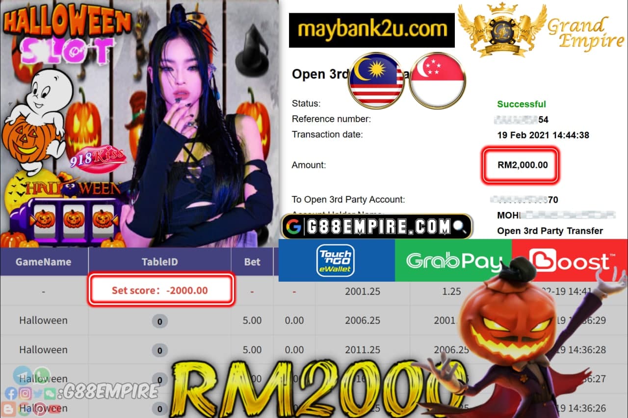 918KISS - HALLOWEEN CUCI RM2,000 !!!