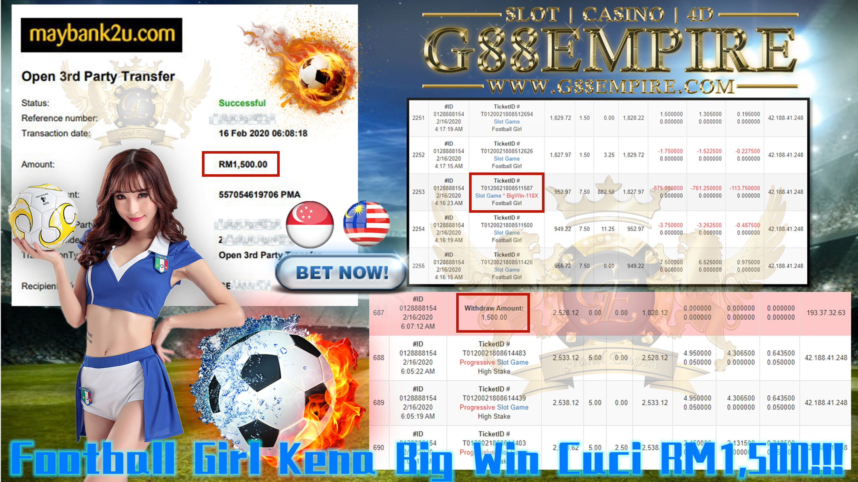 MEMBER MAIN FOOTBALL GIRL CUCI RM1,500!!!