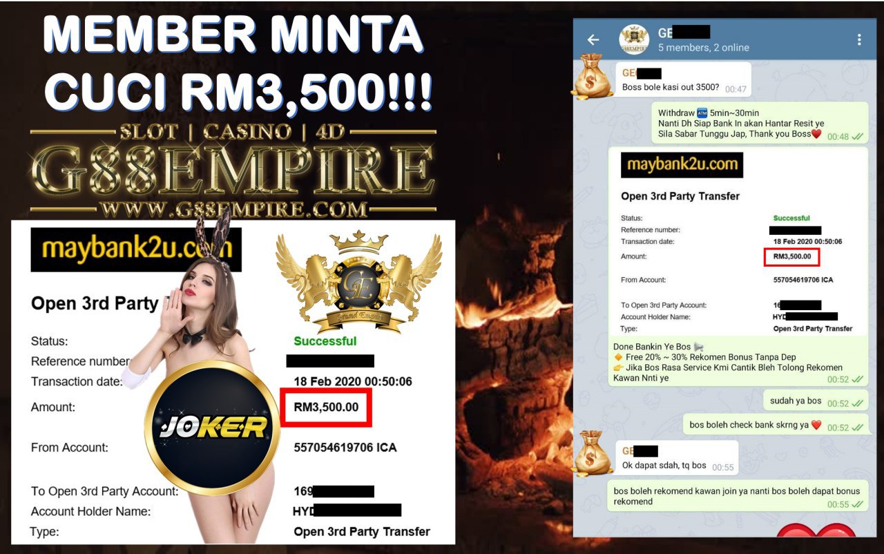MEMBER MINTA CUCI RM3,500!!!