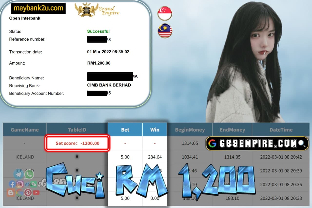 MEGA888 - ICELAND CUCI RM1,200 !!!